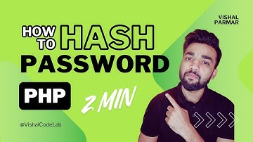 How to Hash Passwords in PHP with Argon2 in 2 Min | Secure Passwords Made Easy | Login System PHP