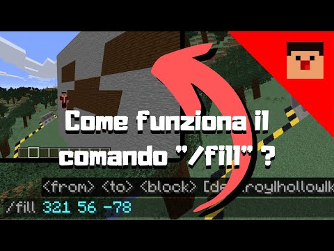 COME FUNZIONA IL COMANDO "/FILL" ? | CrafTutorial | [Ep.4]