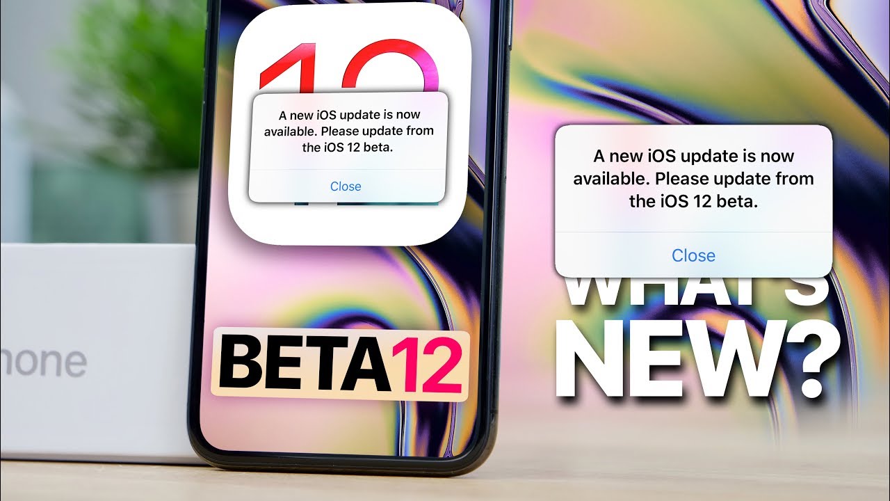 iOS 12 Beta 12! Please Update 001f624 - Comedy-Videos.com