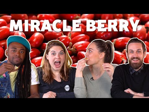 MIRACLE BERRY Flavor Trippin' 👅 Taste Test | Taste Test | Food Network hqdefault