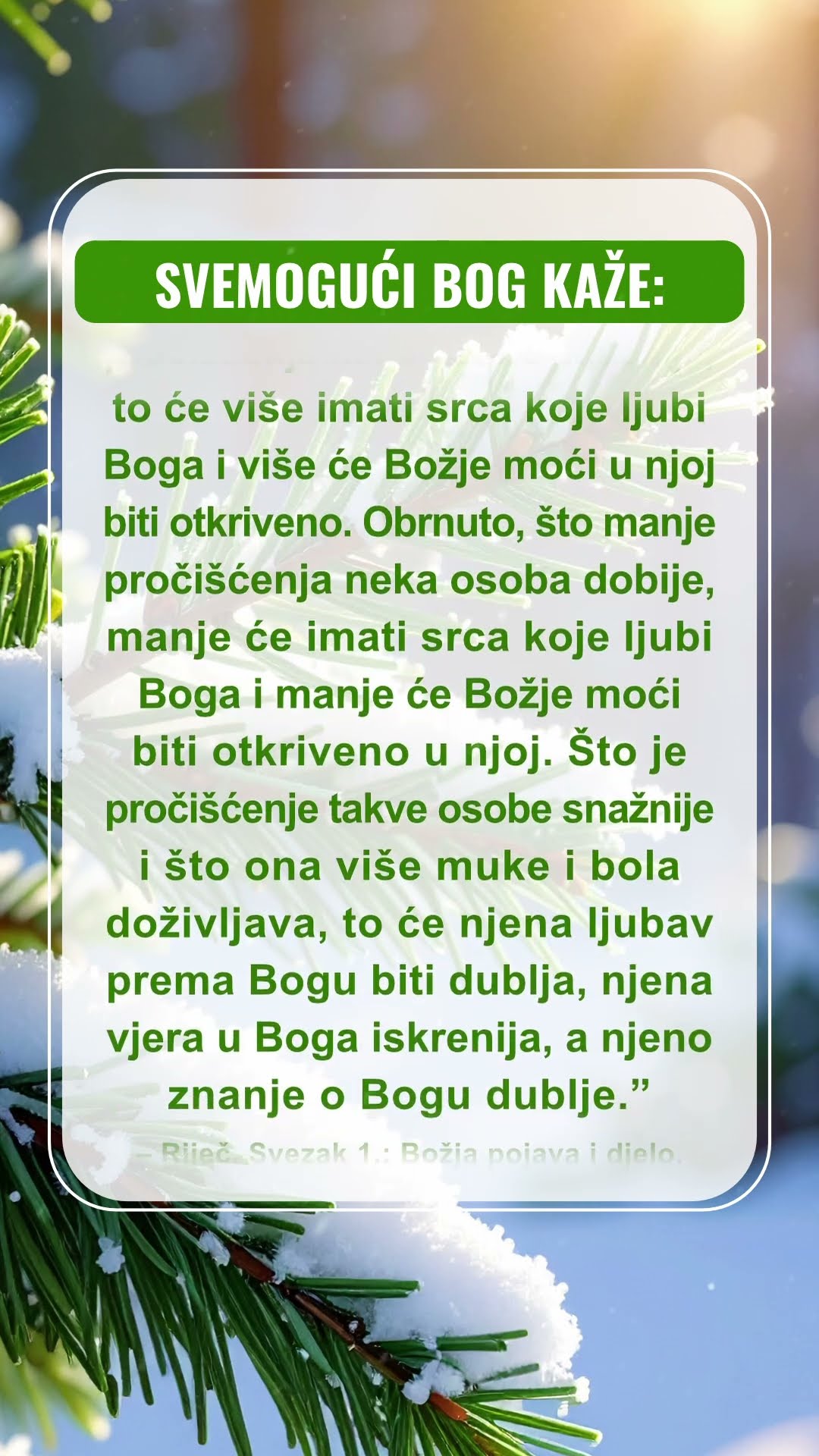 Bog se nada da ćete ovo danas pročitati