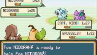 Pokemon Leaf Green Walkthrough Part 42: Hitmonlee in Action - Route 12