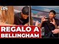 BELLINGHAM reconoce a una FAN que le regaló un CUADRO