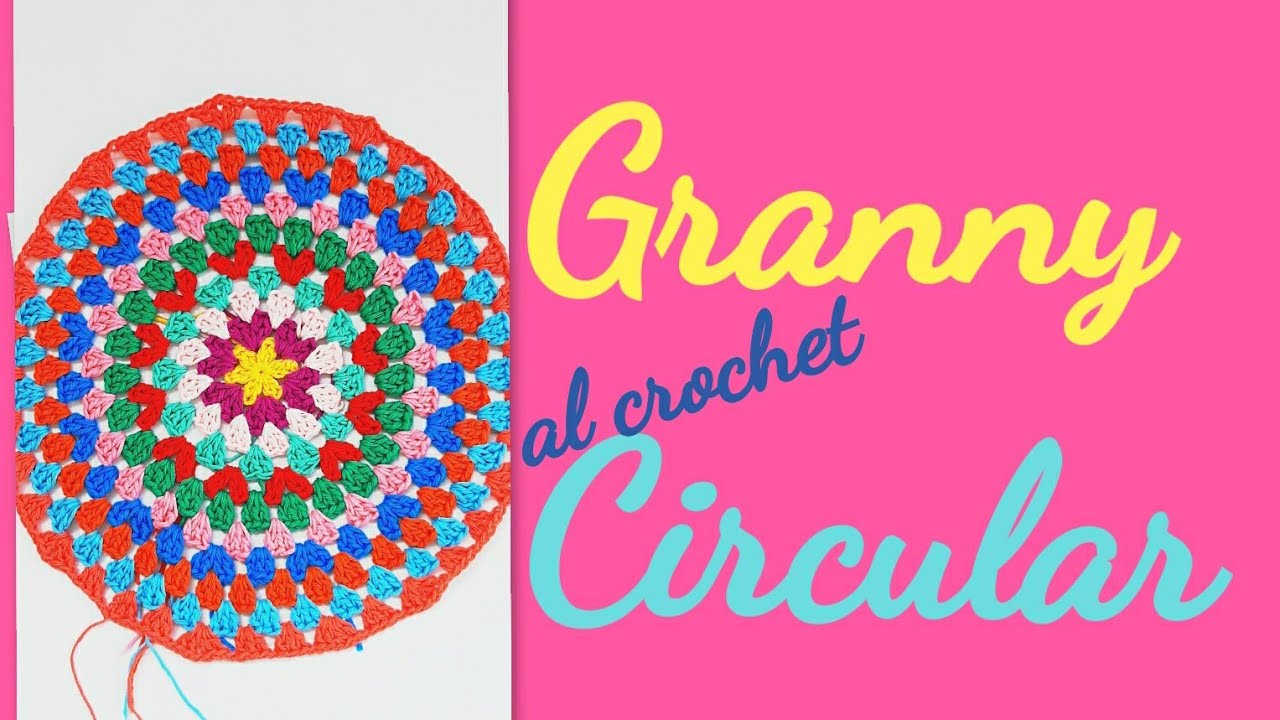 Granny Circular infinito super fácil al crochet