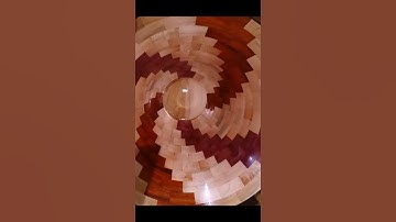 Maple/Purpleheart/Padauk #woodturning  #woodworking #woodturner #bowl