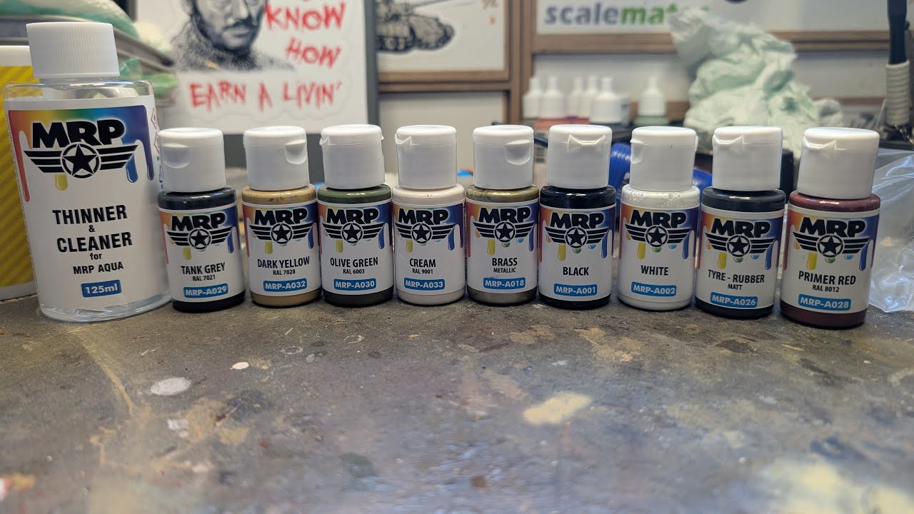 A non scientific look at the new MRP Aqua paint 