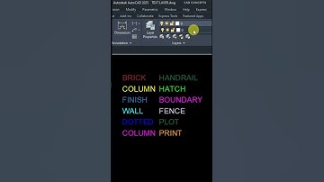 AutoCAD Text to Layer #autocadd #cadcommands #cadd