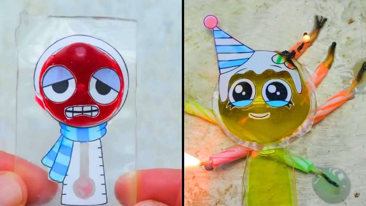 Sprunki OC Funfetti and OC Mercury Phase 4 DIY