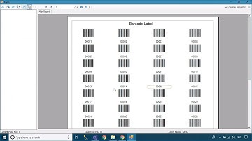 How to Print Barcode Labels Using Crystal Reports in C# | FoxLearn