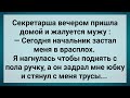 Начальник Застал Секретаршу Врасплох и Снял Трусы! Сборник Свежих Анекдотов! Юмор!