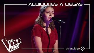 Candela Camaño canta "Derniere danse" | Audiciones a ciegas | La Voz Kids 2026