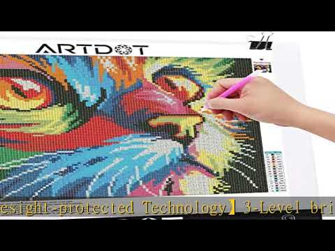 A3 LED Light Pad For Diamond Art,Sketching,Adjustable