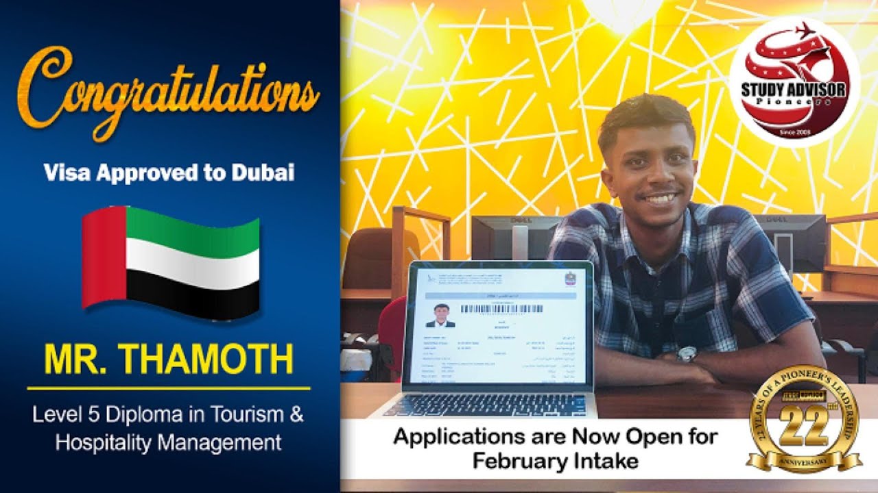 A Successful Dubai Visa Process done by Team Study Advisor 🇦🇪
