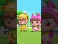 🚌Head, Shoulders, Knees And Toes | Action Song For Kids #shorts #nurseryrhymes #bodyparts #gogobus