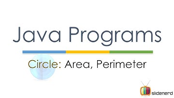 13 Java Area of a Circle and Perimeter Example |