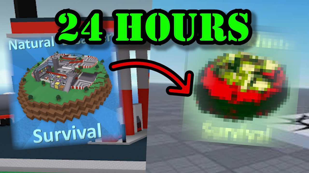 I Made Natural Disaster Survival In 1 Day... - YouTube