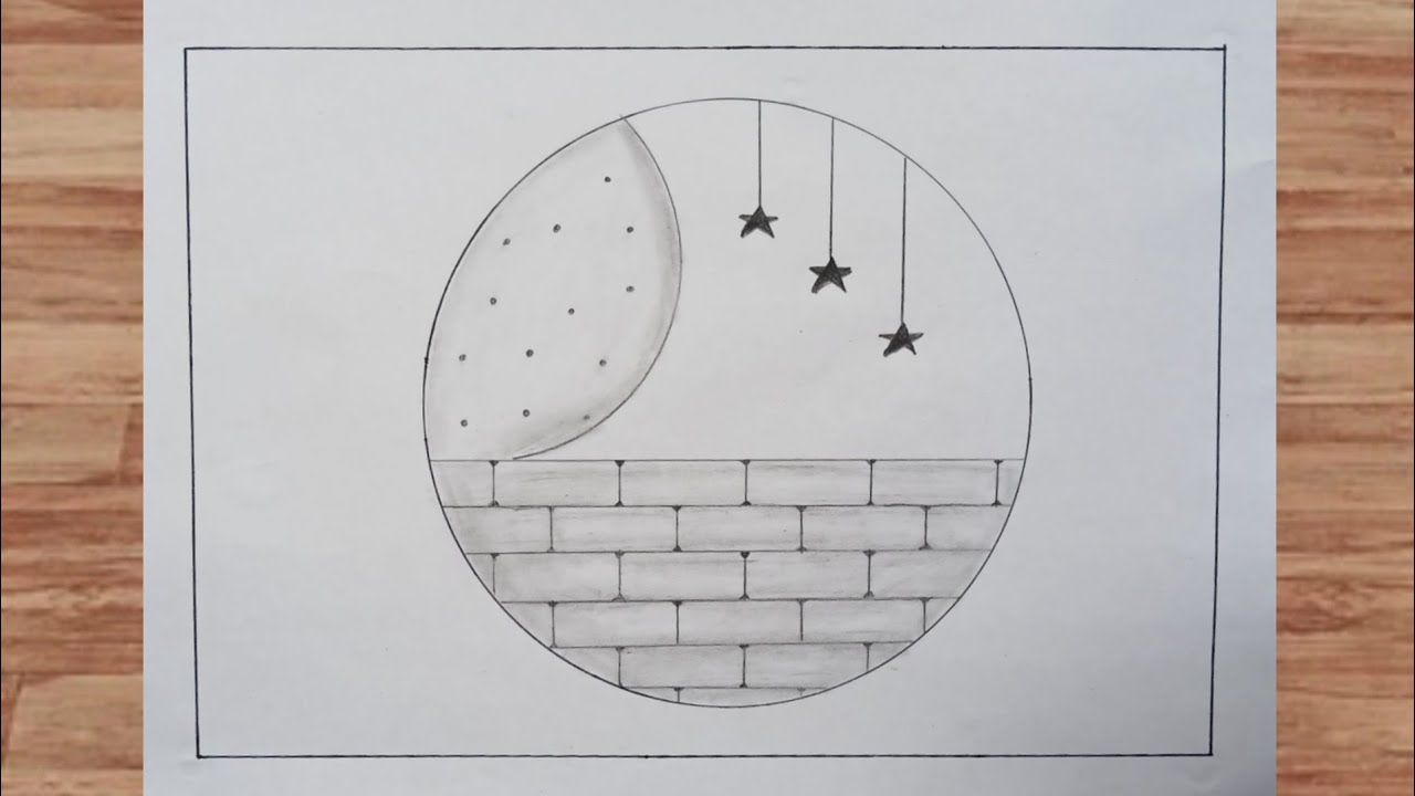 Easy Drawing In Circle #circledrawing #drawingforkids #drawingideas #easydrawing #aryapatildrawing 