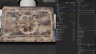 Substance 3D Painter - Referencing a stack of color/height layers to drive the roughness channel
