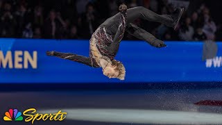 How Ilia Malinin's backflips, quads, and artistry earned gold at Worlds | NBC Sports