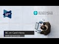 How to structure data in the card view in Business Central