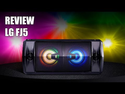 Review LG FJ5 - Nuevo Altavoz para Fiestas Bluetooth