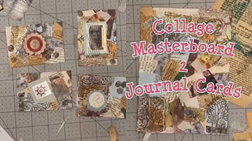 Creating a Masterboard to make journaling cards