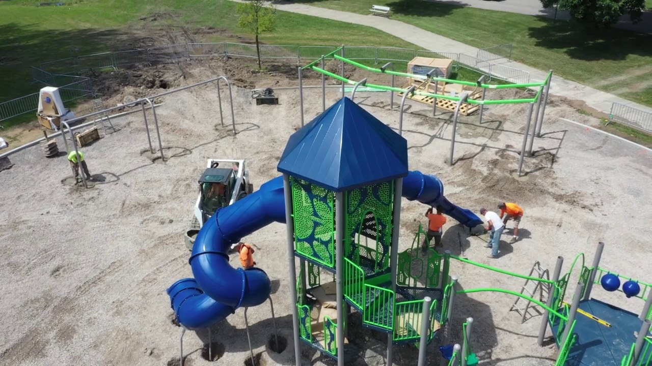 New Destination Playground Taking Shape In Bay City s Veterans Park new-destination-playground-taking-shape-in-bay-city-s-veterans-park