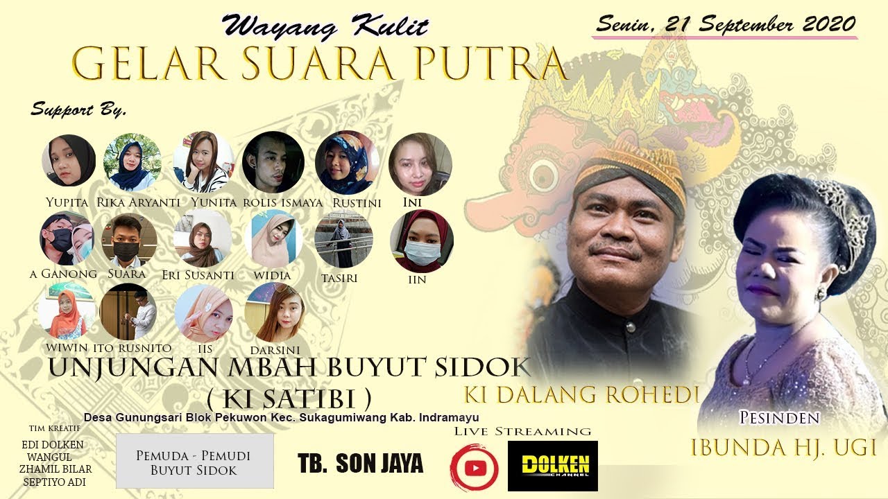 Live Wayang Kulit GELAR SUARA PUTRA Di Desa Gunungsari Sukagumiwang Indramayu  Edisi MALAM