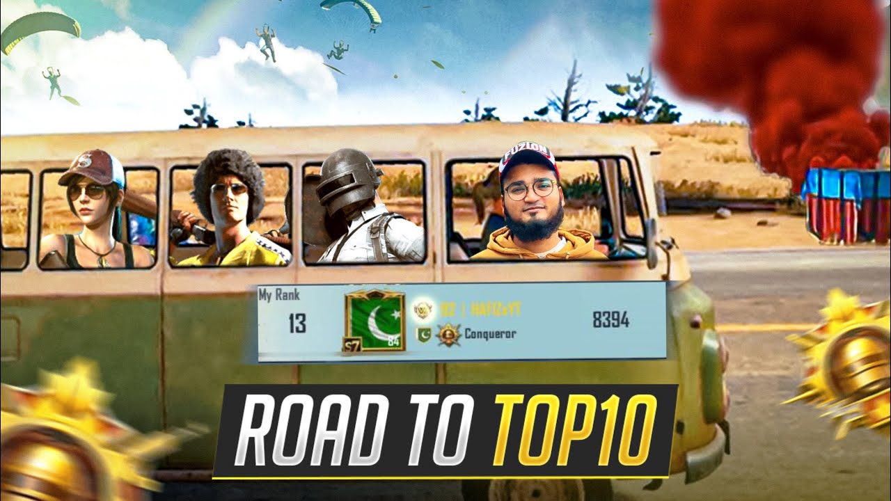 PUBG MOBILE LIVE- ROAD TO TOP 10 - YouTube