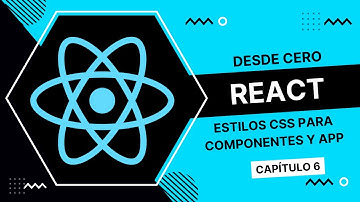 Estilos CSS para los componentes y la aplicación  - Curso de React desde cero  - Capítulo 6