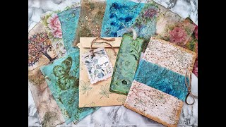Easy DIY Faux Handmade Paper And Faux Rice paper