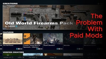 Starfield The Problem with Paid Mods