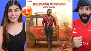 PUSHPA PUSHPA (Lyrical)-Pushpa 2 The Rule | Allu Arjun |Sukumar |Rashmika |Mika,Naksh | Reaction