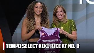 Toronto Tempo Select Kiki Rice With Their First-Ever Draft Pick 2026 Wnba Draft