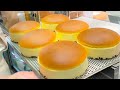 japanese food - uncle rikuro&#39;s jiggly CHEESECAKE osaka japan  焼きたてチーズケーキ