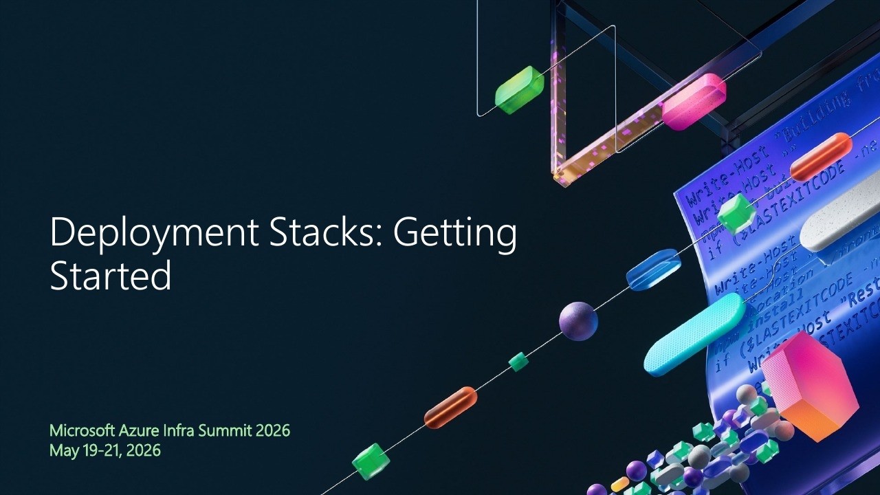 Deployment Stacks: Getting Started - YouTube