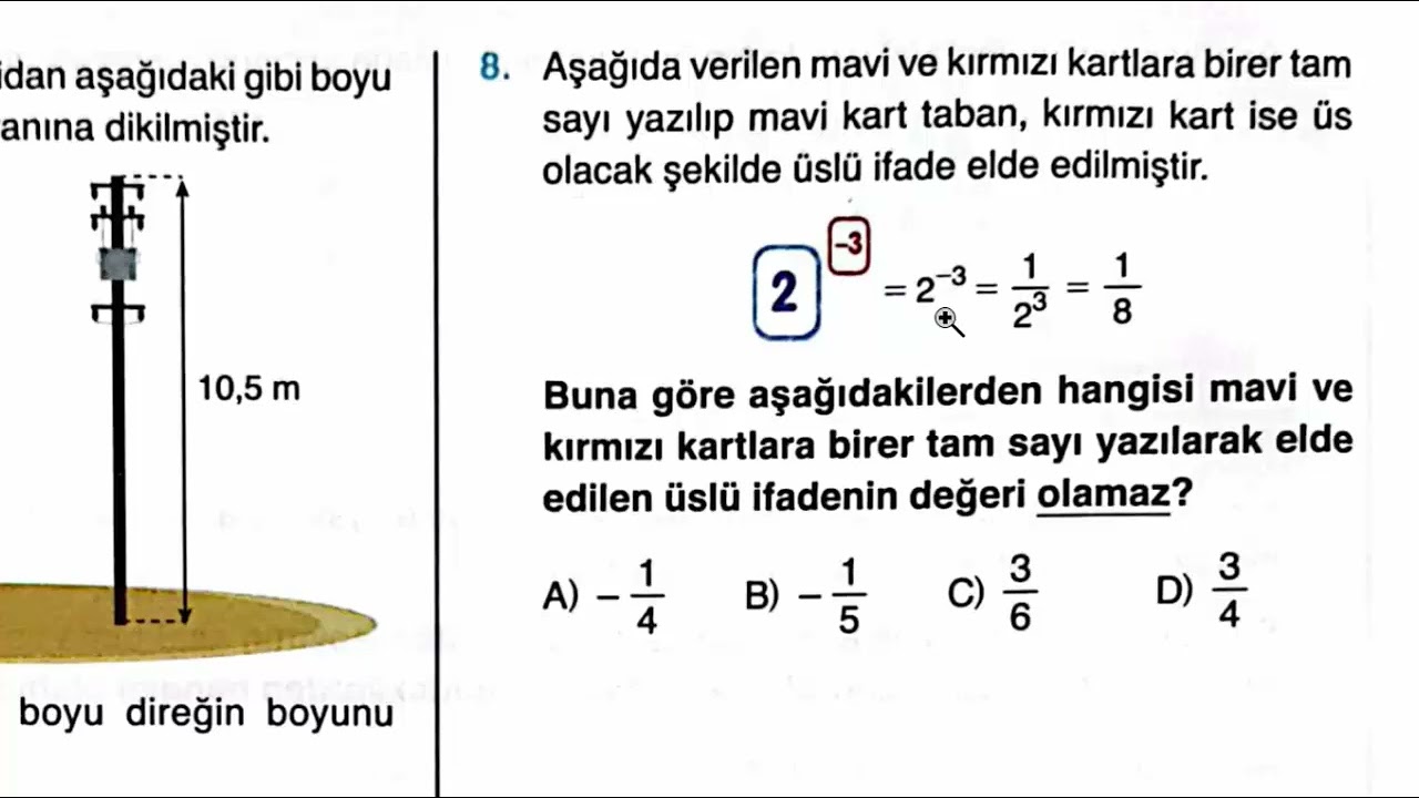 8. SINIF ANKARA 3. DENEME SINAVI ÇÖZÜMLERİ