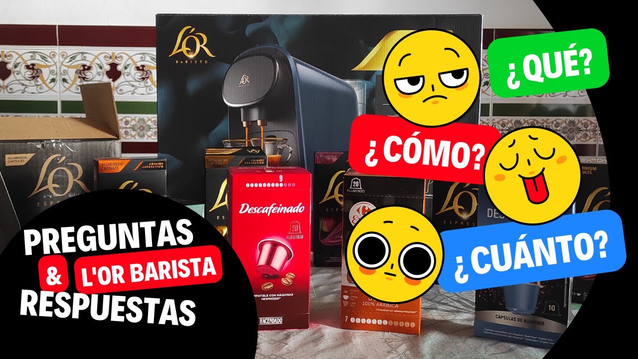 Philips Cafetera Cápsulas Con 50 Cápsulas L´Or Barista Rojo