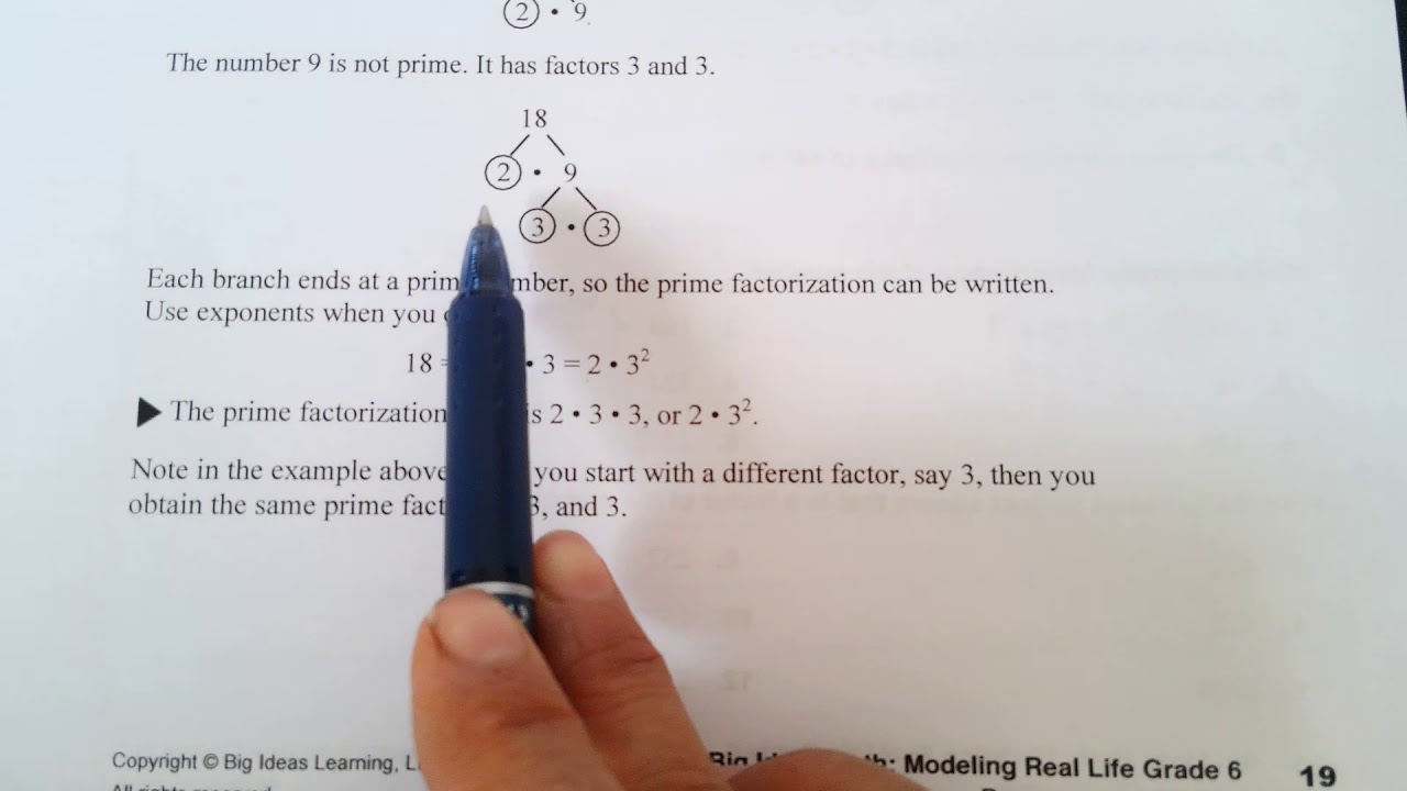 1.3 Reteach Prime Factorization Apr 12, 2020 1:38 PM - YouTube