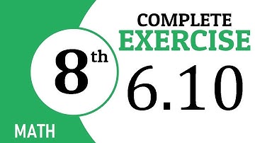 Exercise 6.10 | Chapter 6 | Class 8 maths | GS Academy |