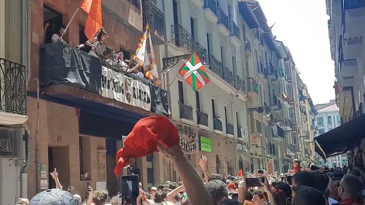 'Aldapan gora' (Huntza 2023ko sanferminetan)