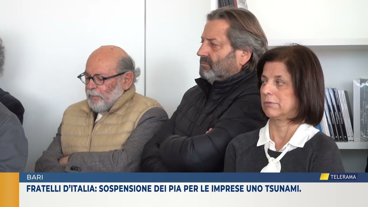 FDI: SOSPENSIONE DEI PIA PER LE IMPRESE: UNO TSUNAMI