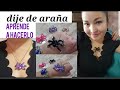 como hacer un Dije con forma de araña // cristal Swarovski de Rod Accesorios//  Mary Lopez