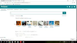 ProQuest Access