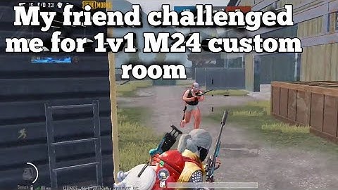 My friend challenged me for a 1v1 M24 custom room then this happened🔥 || GAMER BUDDY || AMPLIFIER