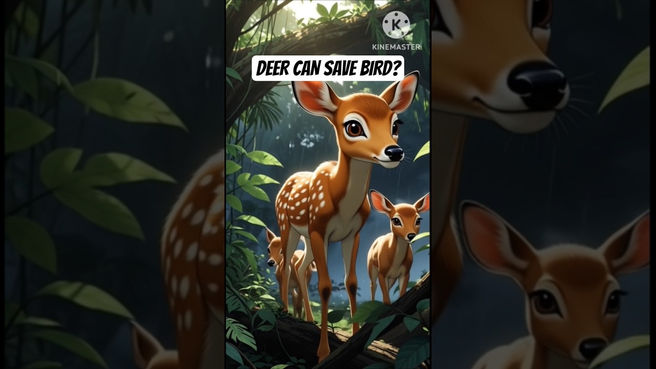 DEER CAN SAVE BIRD? 🦌 