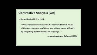 유지윤_Contrastive AnalysisCA and Error AnalysisEA_Yonsei English Digital Studies