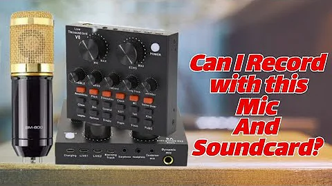 Is BM 800 Mic and V8 Soundcard a good choice for Music Recording, podcasting And live Streaming?