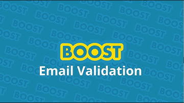 Email Validation Endpoint - Chatfuel + BoostMyBot