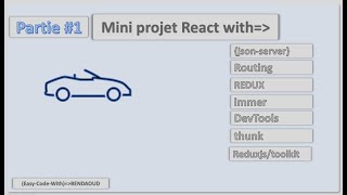 mini projet react with json-server,redux,routing,immer,thunk,toolkit partie 1